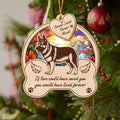 German Shepherd 2 Layered Mix Ornament, Dogs Ornament, Christmas Tree Hanging, Home Decorations