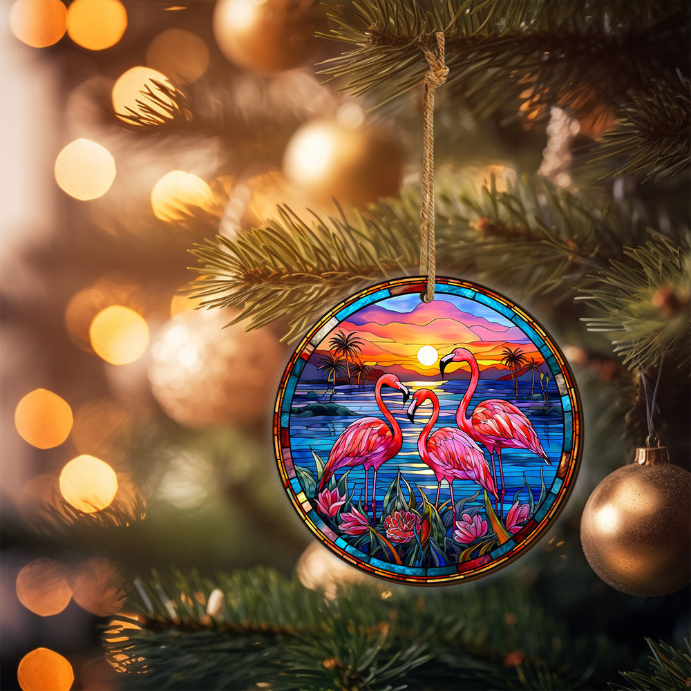 Flamingo Ornaments , Ornament For Christmas Tree, Christmas Gifts