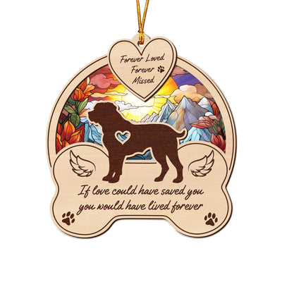 Rottweiler 2 Layered Mix Ornament, Dogs Ornament, Christmas Tree Hanging, Home Decorations
