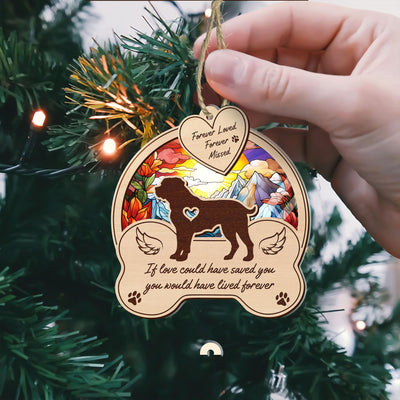Rottweiler 2 Layered Mix Ornament, Dogs Ornament, Christmas Tree Hanging, Home Decorations
