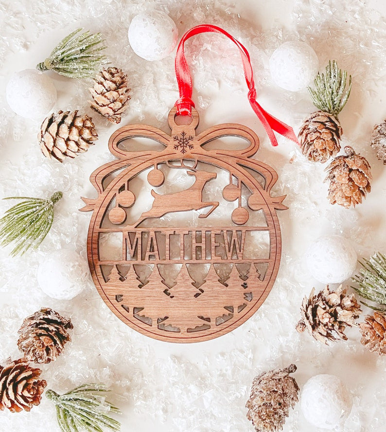 2023 Christmas Ornament - Personalized Ornament - Name Ornament - Christmas - Personalized Gift - Family Ornaments - Christmas Tree Decor