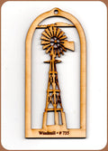 Windmill Hanging Ornament, Wood Christmas Tree Ornament Gift Decor Wood Personalized
