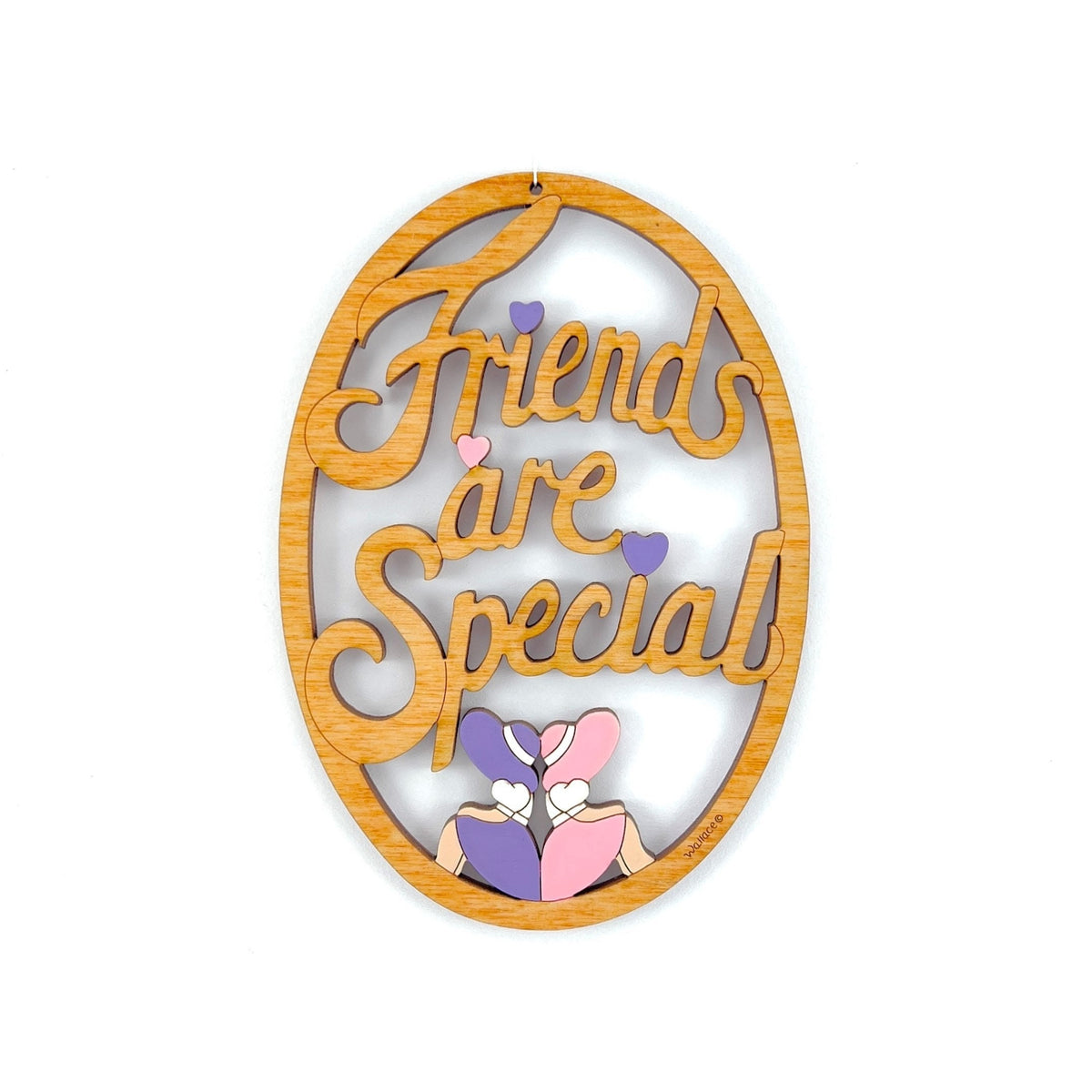 Personalized Special Friend Christmas Ornament - Wood, Laser Cut Wood Hanging Ornament