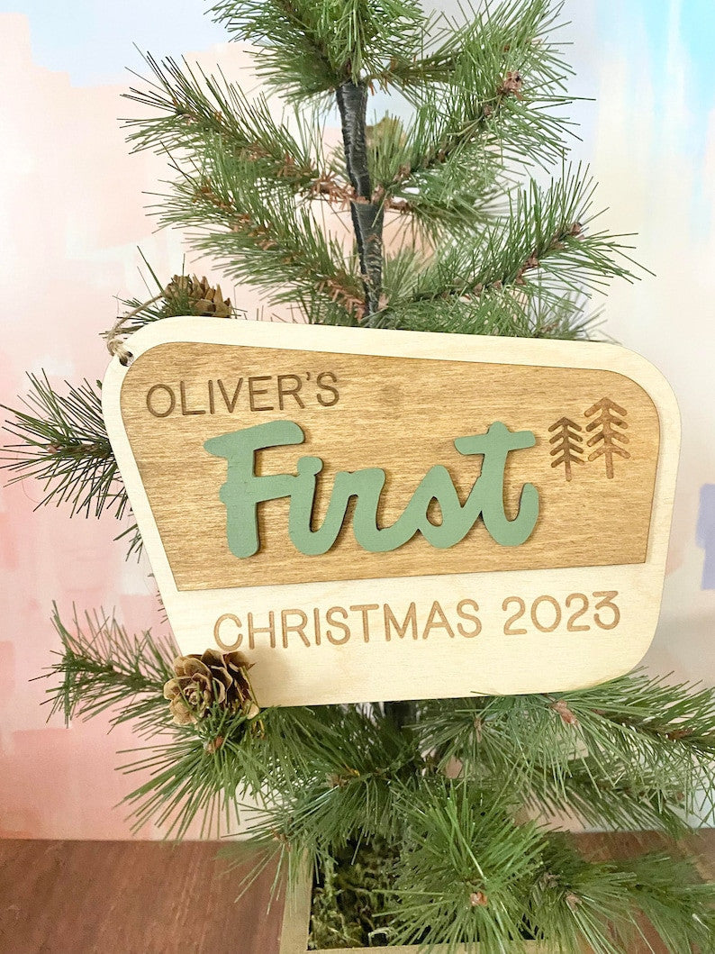 First Christmas National Park Ornament, Camping Christmas Ornament, Baby's First Christmas, Nature Themed, Outdoorsy Christmas Gift