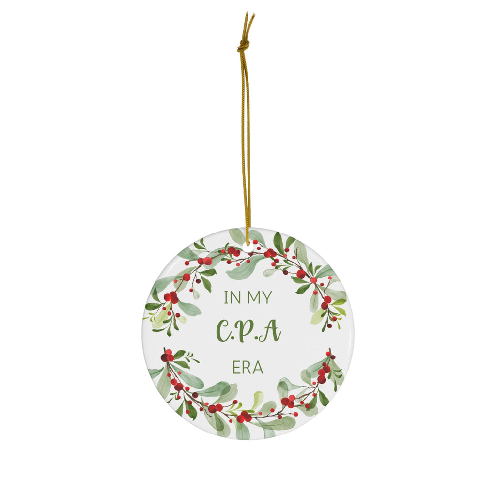 Cpa Ornament, Cpa Gift, Accounting Christmas Tree Ornament, Gift For Accountant, Business Gifts