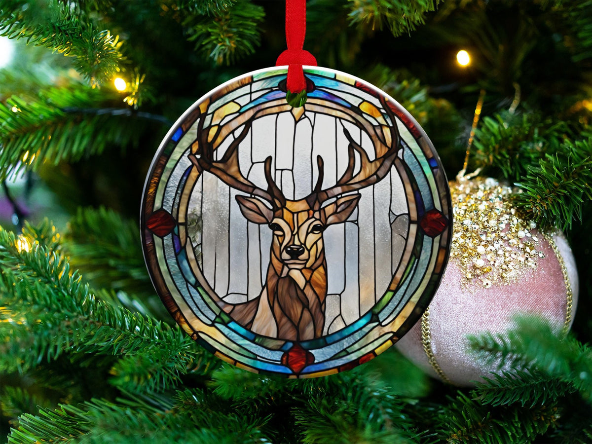Christmas 2024 Ornament, Christmas Decoration, Holiday Gift Idea, Heirloom Keepsake, Round Ceramic, Gift Exchange, Gift Idea, Xmas Tree