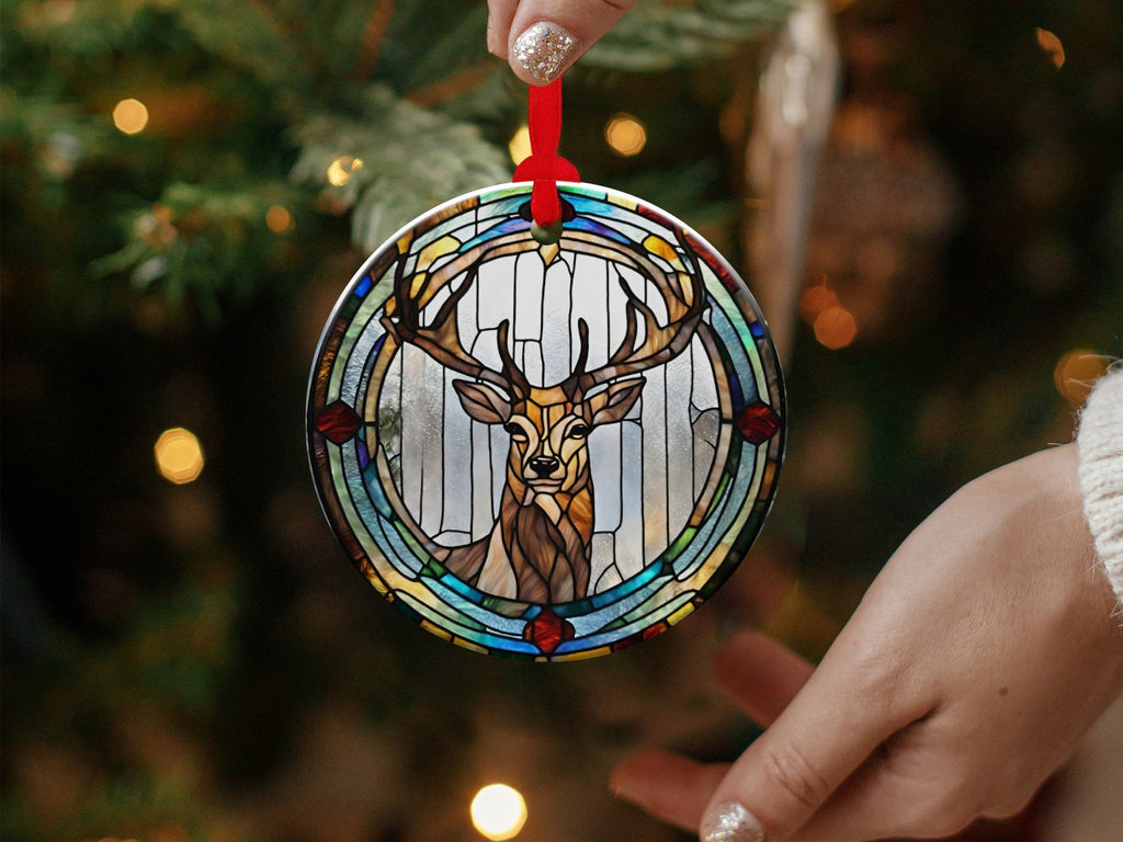 Christmas 2024 Ornament, Christmas Decoration, Holiday Gift Idea, Heirloom Keepsake, Round Ceramic, Gift Exchange, Gift Idea, Xmas Tree