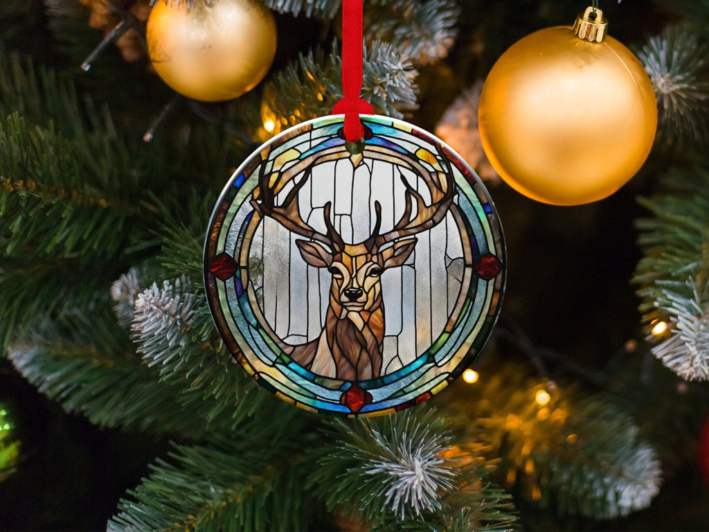 Christmas 2024 Ornament, Christmas Decoration, Holiday Gift Idea, Heirloom Keepsake, Round Ceramic, Gift Exchange, Gift Idea, Xmas Tree