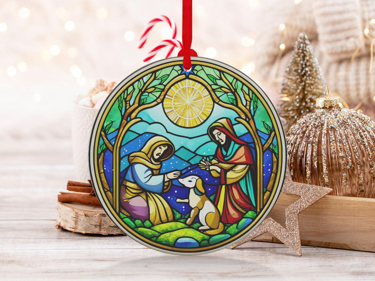 Beautiful Nativity Scene Ornament,Holiday Decor, Christmas Decoration, Religious Gift, Gift Exchange, Gift Idea, Heirloom, Holiday Gift