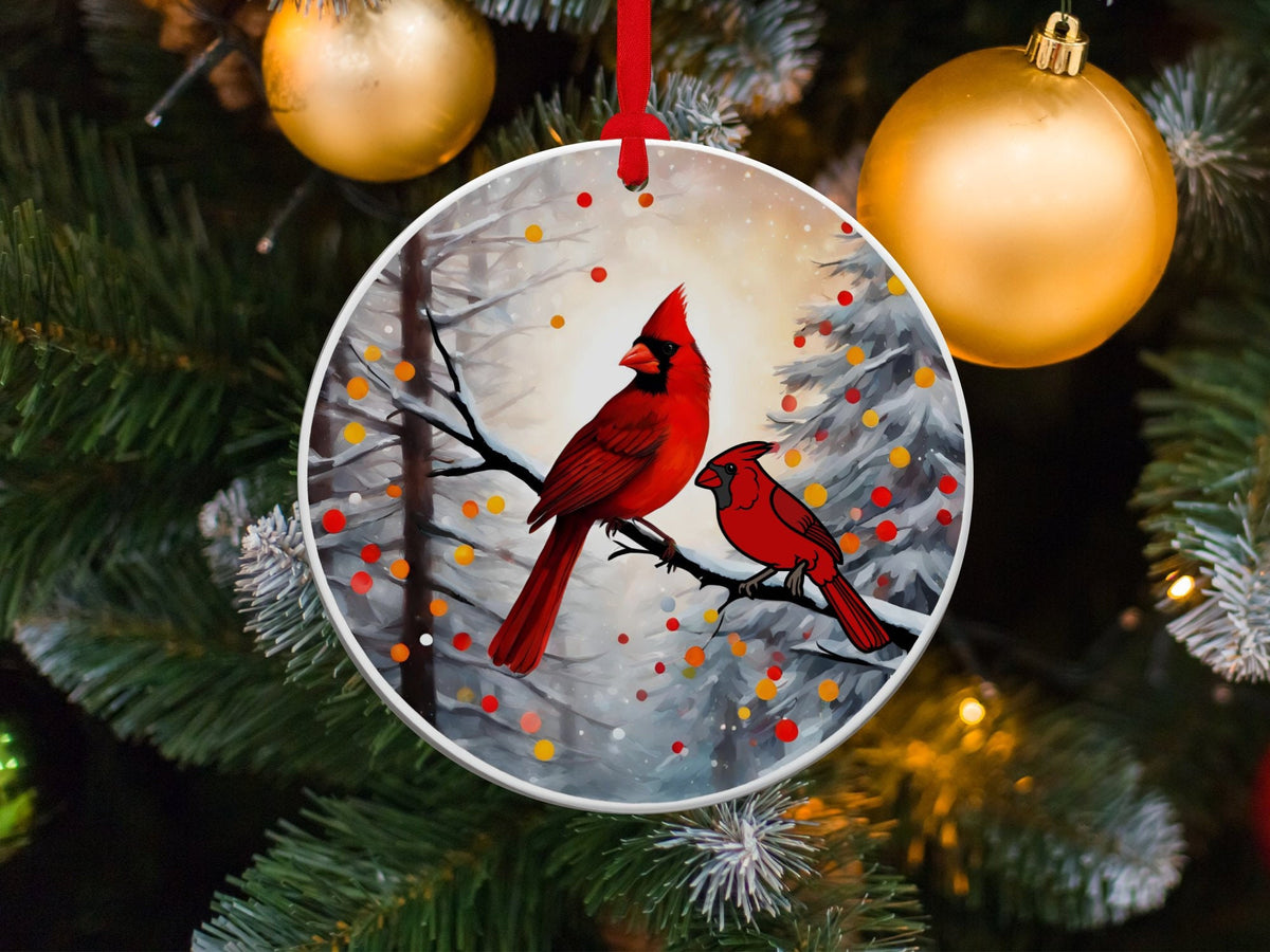 Christmas 2024 Ornament, Christmas Decoration, Holiday Gift Idea, Heirloom Keepsake, Round Ceramic, Gift Exchange, Gift Idea