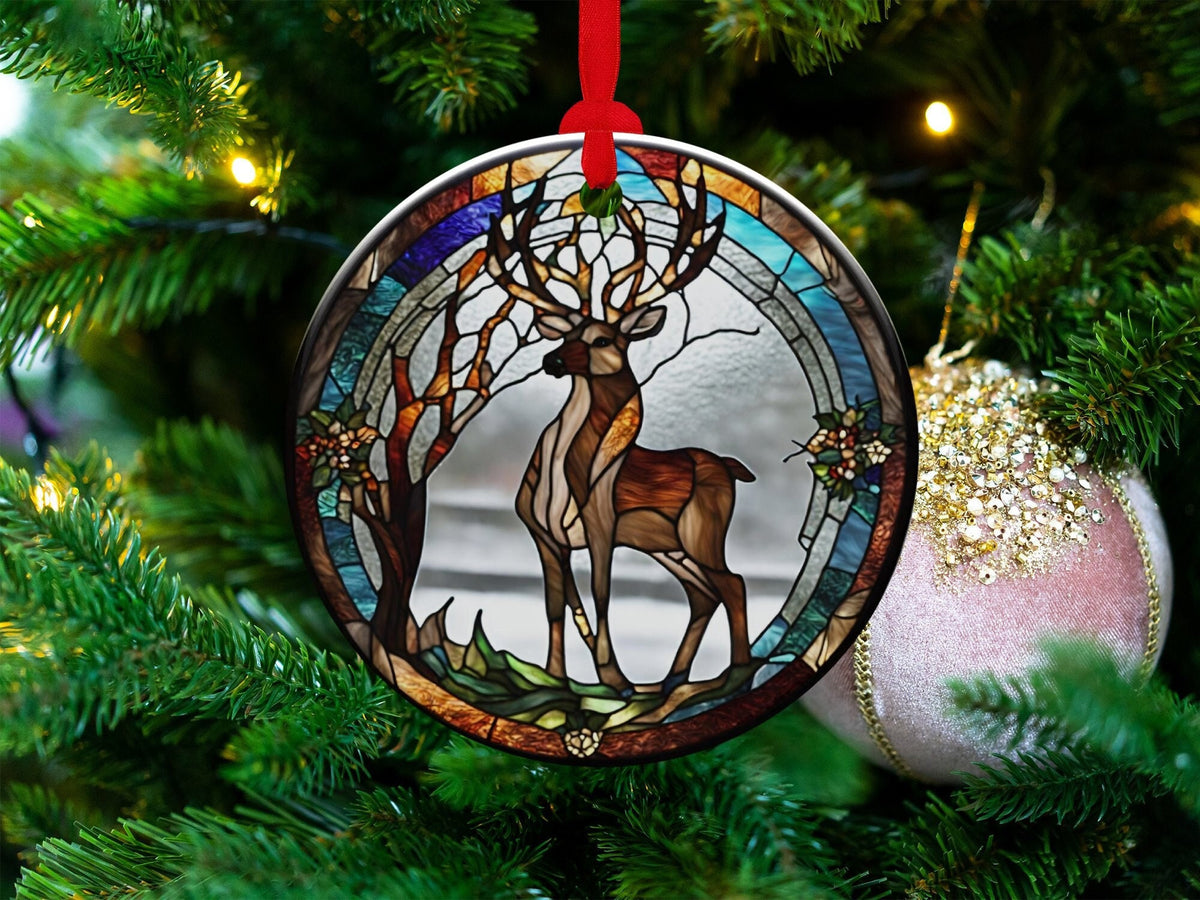 Christmas 2024 Ornament, Christmas Decoration, Holiday Gift Idea, Heirloom Keepsake, Round Ceramic, Gift Exchange, Gift Idea, Xmas Tree