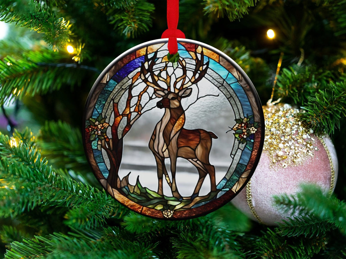 Christmas 2024 Ornament, Christmas Decoration, Holiday Gift Idea, Heirloom Keepsake, Round Ceramic, Gift Exchange, Gift Idea, Xmas Tree