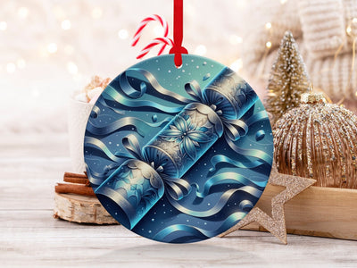 Christmas 2024 Ornament, Christmas Decoration, Holiday Gift Idea, Heirloom Keepsake, Round Ceramic, Gift Exchange, Gift Idea, Xmas Tree