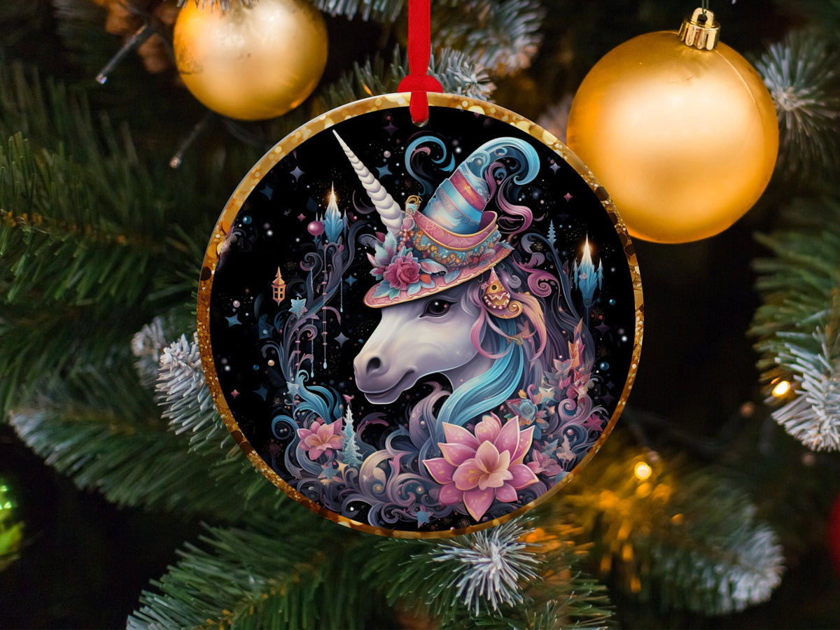 Christmas 2024 Ornament, Christmas Decoration, Holiday Gift Idea, Heirloom Keepsake, Round Ceramic, Gift Exchange, Gift Idea