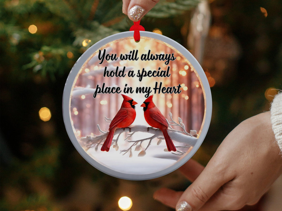 Christmas 2024 Ornament, Christmas Decoration, Holiday Gift Idea, Heirloom Keepsake, Round Ceramic, Gift Exchange, Gift Idea