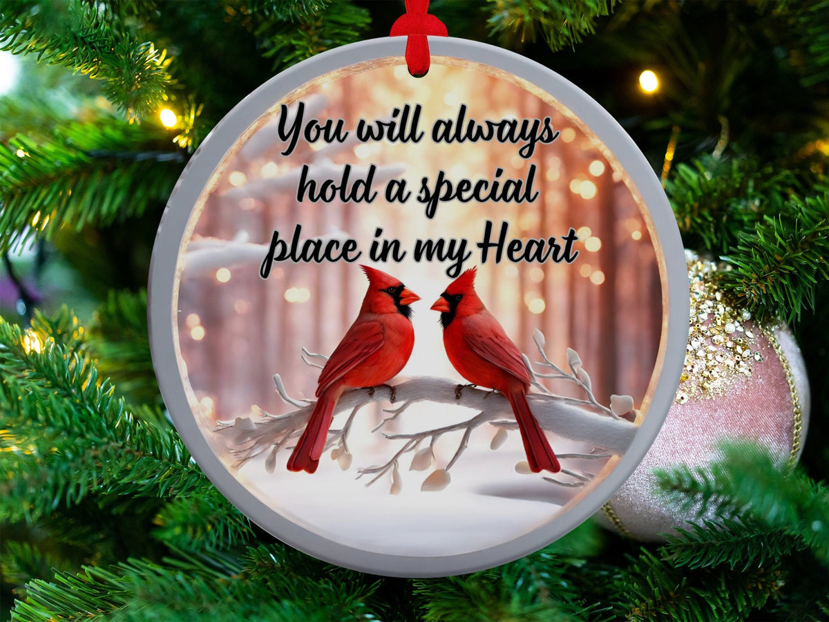 Christmas 2024 Ornament, Christmas Decoration, Holiday Gift Idea, Heirloom Keepsake, Round Ceramic, Gift Exchange, Gift Idea