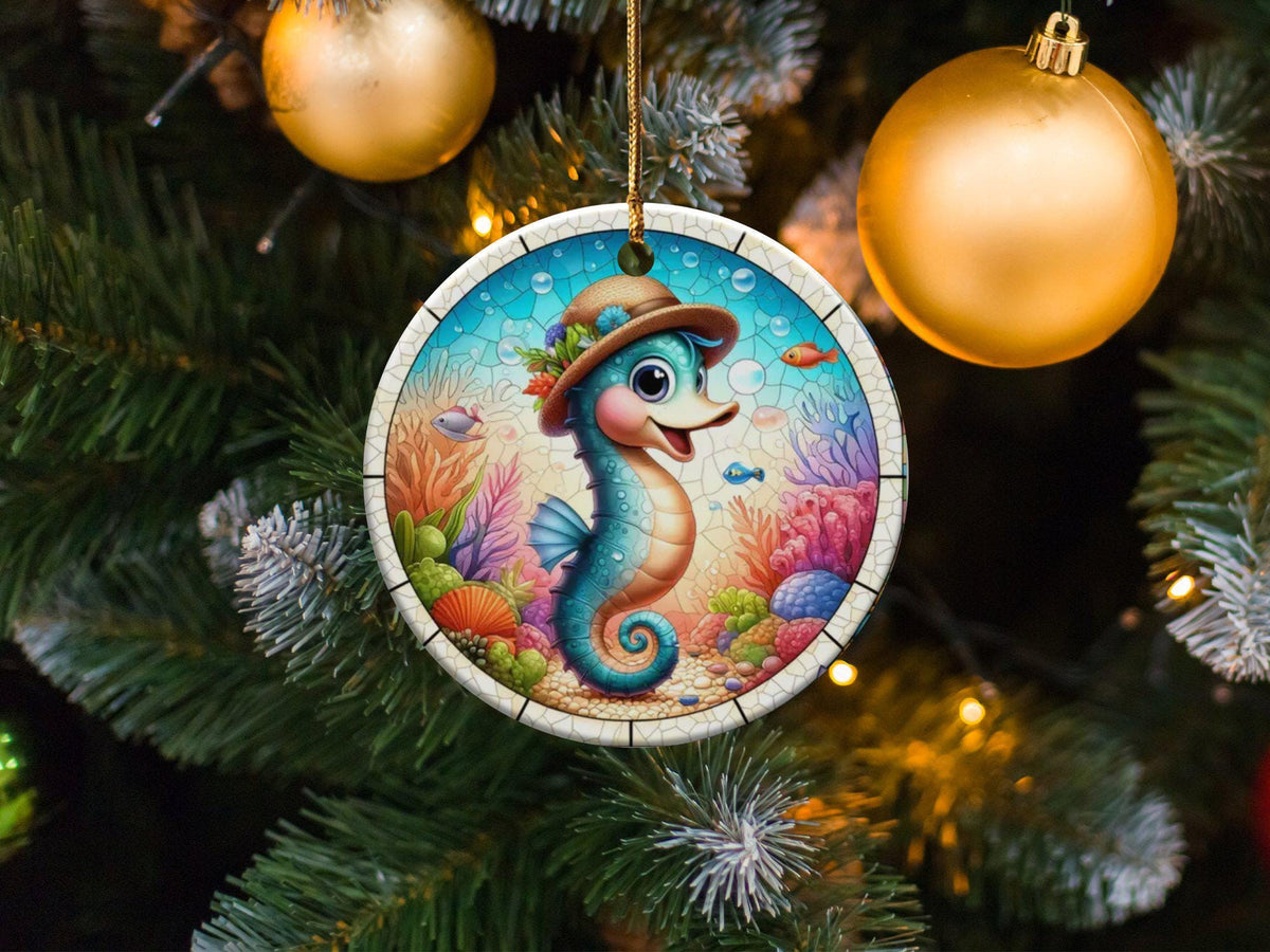 Christmas 2024 Ornament, Christmas Decoration, Holiday Gift Idea, Heirloom Keepsake, Round Ceramic, Gift Exchange, Gift Idea,