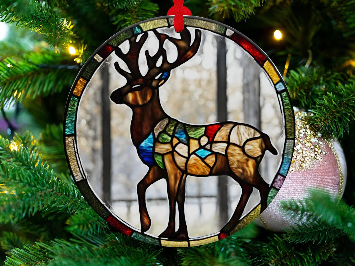 Christmas 2024 Ornament, Christmas Decoration, Holiday Gift Idea, Heirloom Keepsake, Round Ceramic, Gift Exchange, Gift Idea, Xmas Tree