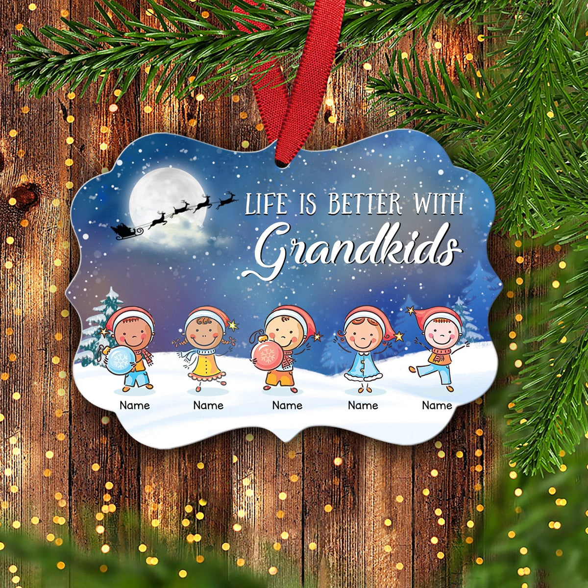Life Is Better With Grandkids Ornament
