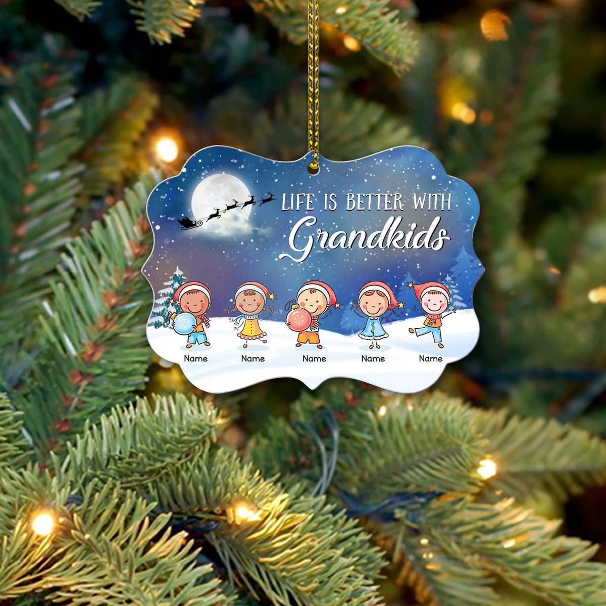 Life Is Better With Grandkids Ornament