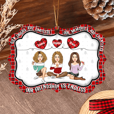 Our Friendship Is Endless - Personalized Ornament