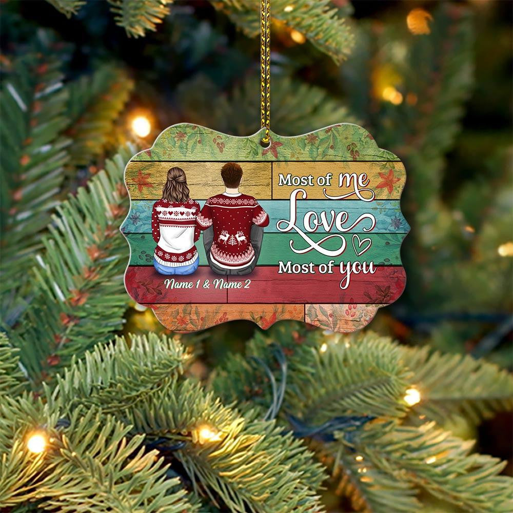 All Of Me Loves All Of You Couple Personalized Ornament Gift For Couple