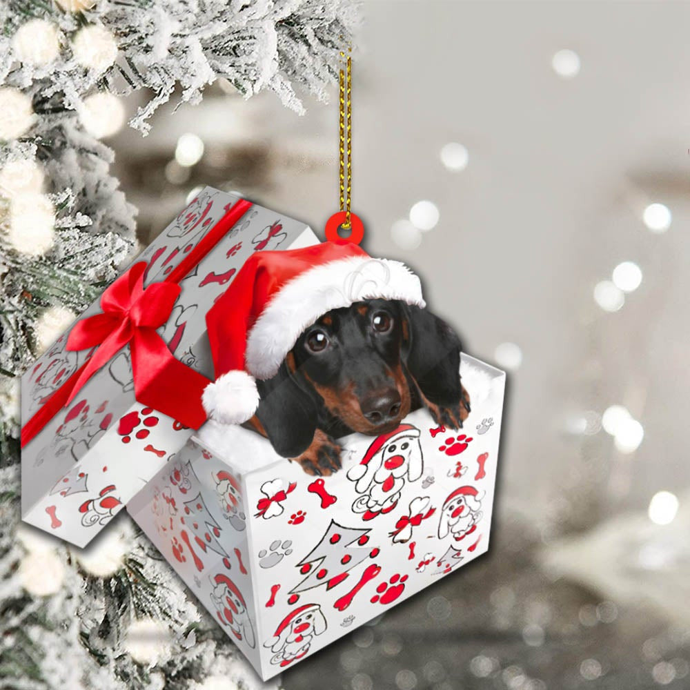 Dashund Christmas Personalized Ornament Gift For Dog Lovers