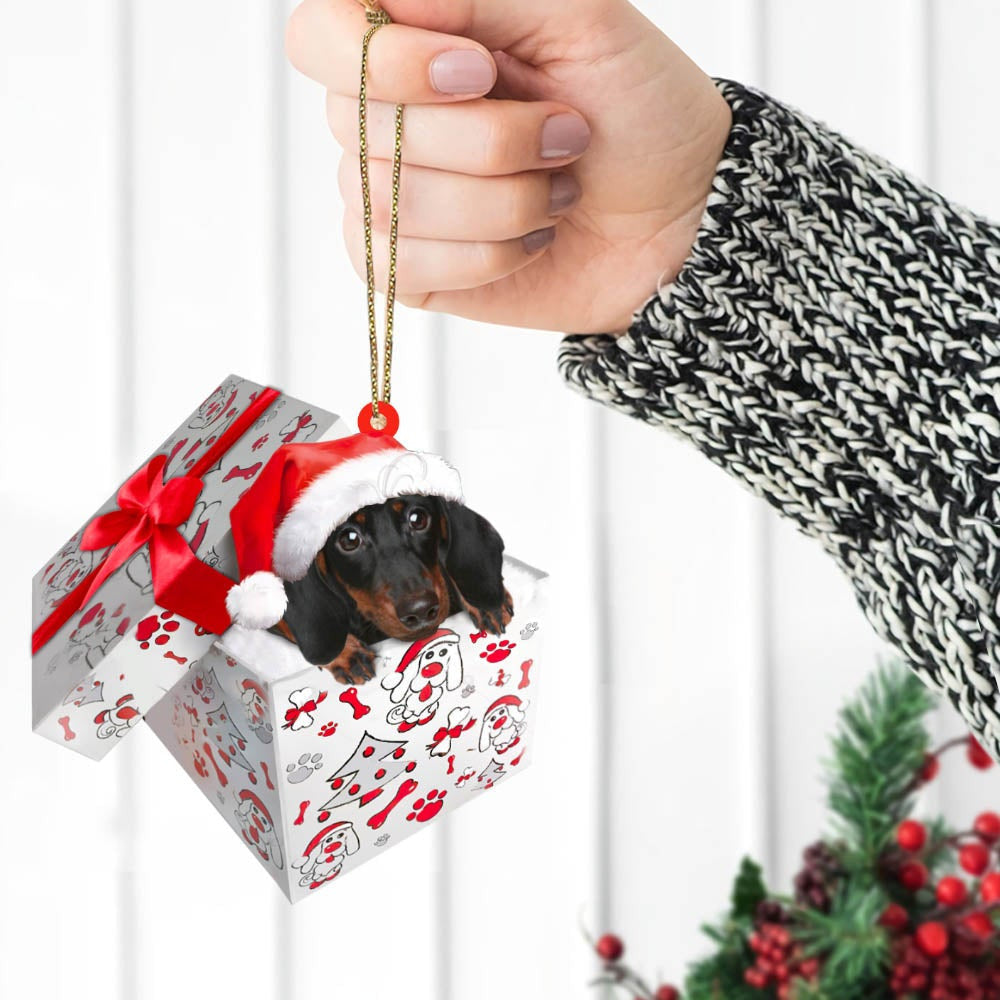 Dashund Christmas Personalized Ornament Gift For Dog Lovers