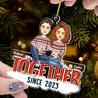 Together Since Personalized Ornament Christmas Gift For Couples