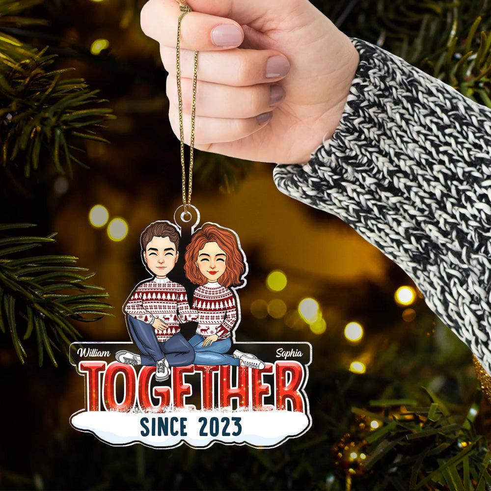 Together Since Personalized Ornament Christmas Gift For Couples