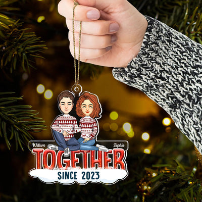 Together Since Personalized Ornament Christmas Gift For Couples