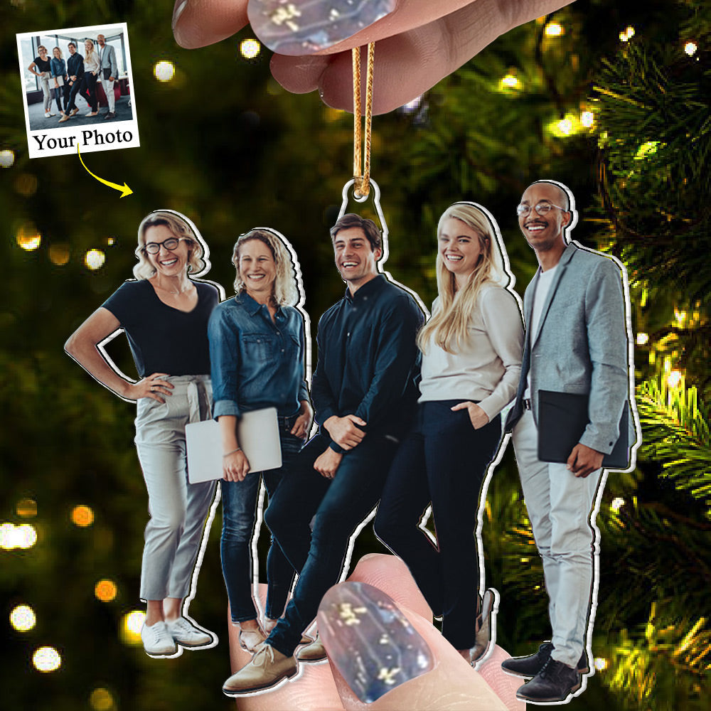 Coworker Gift - Personalized Acrylic Photo Ornament