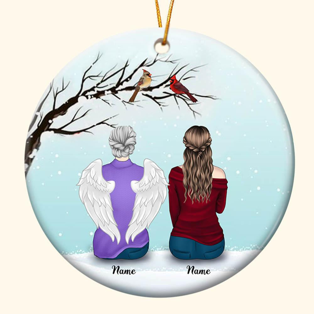 I Can No Longer See You With My Eyes Personalized Memorial Ornament Gifts For Family