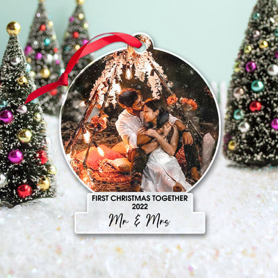 First Christmas Together Personalized Ornament Gift For Couple