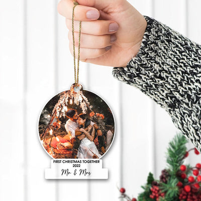 First Christmas Together Personalized Ornament Gift For Couple