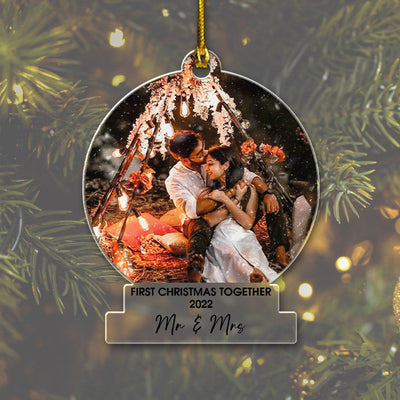 First Christmas Together Personalized Ornament Gift For Couple