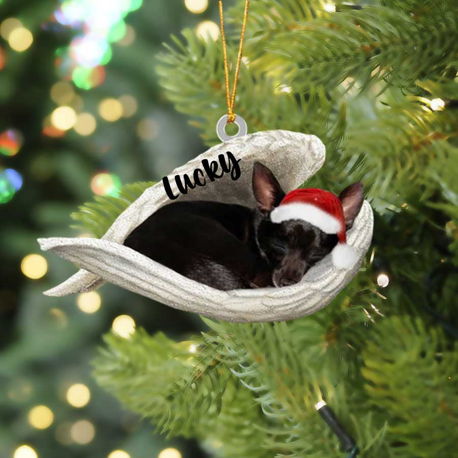 Chihuahua Sleeping Angel Ornament - Memorial Dog Gift
