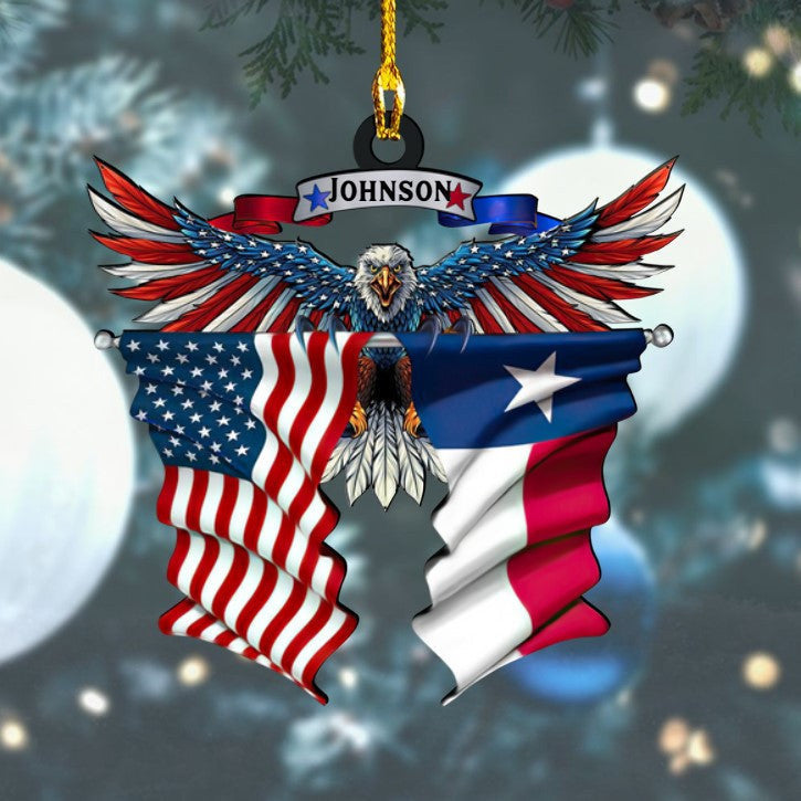 Personalized Cowboy Hat Ornament For Texas Cowboys, Custom Acrylic Ornament For Cowboy Lovers - Perfect Gift For Western Enthusiasts, Western-Themed Events & Christmas Decoration