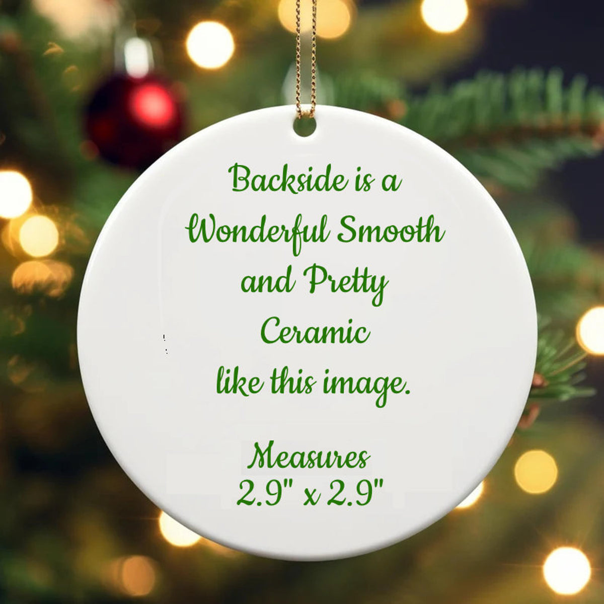Adorable 2023 Christmas Ornament, Christmas Decoration, Highland Cow, Holiday Gift Idea, Heirloom Keepsake, Round Ceramic, Bauble Present