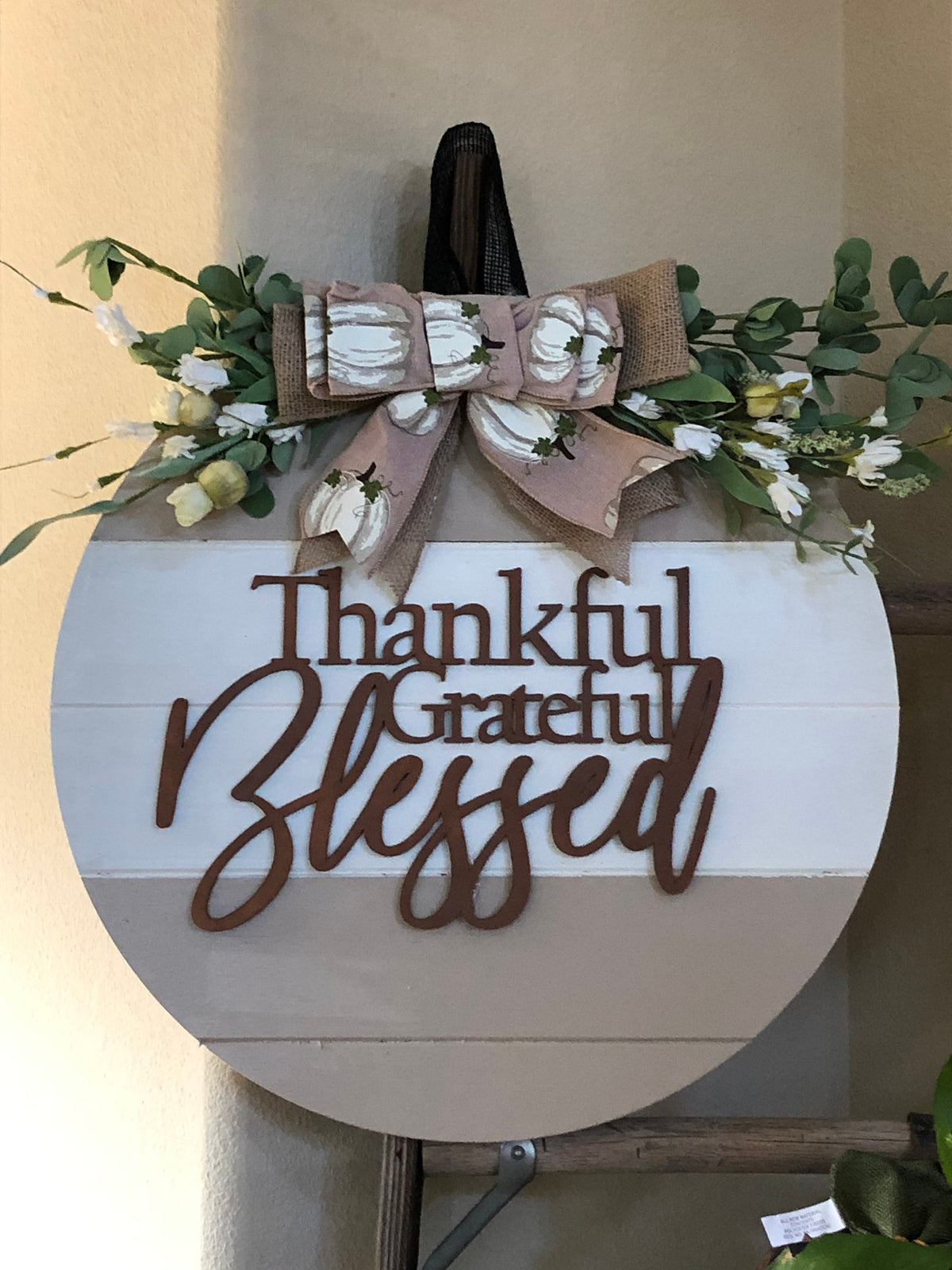 Fall Welcome Door Sign, Thanksgiving Door Hanger, Fall Wood Wreath, Fall Decor
