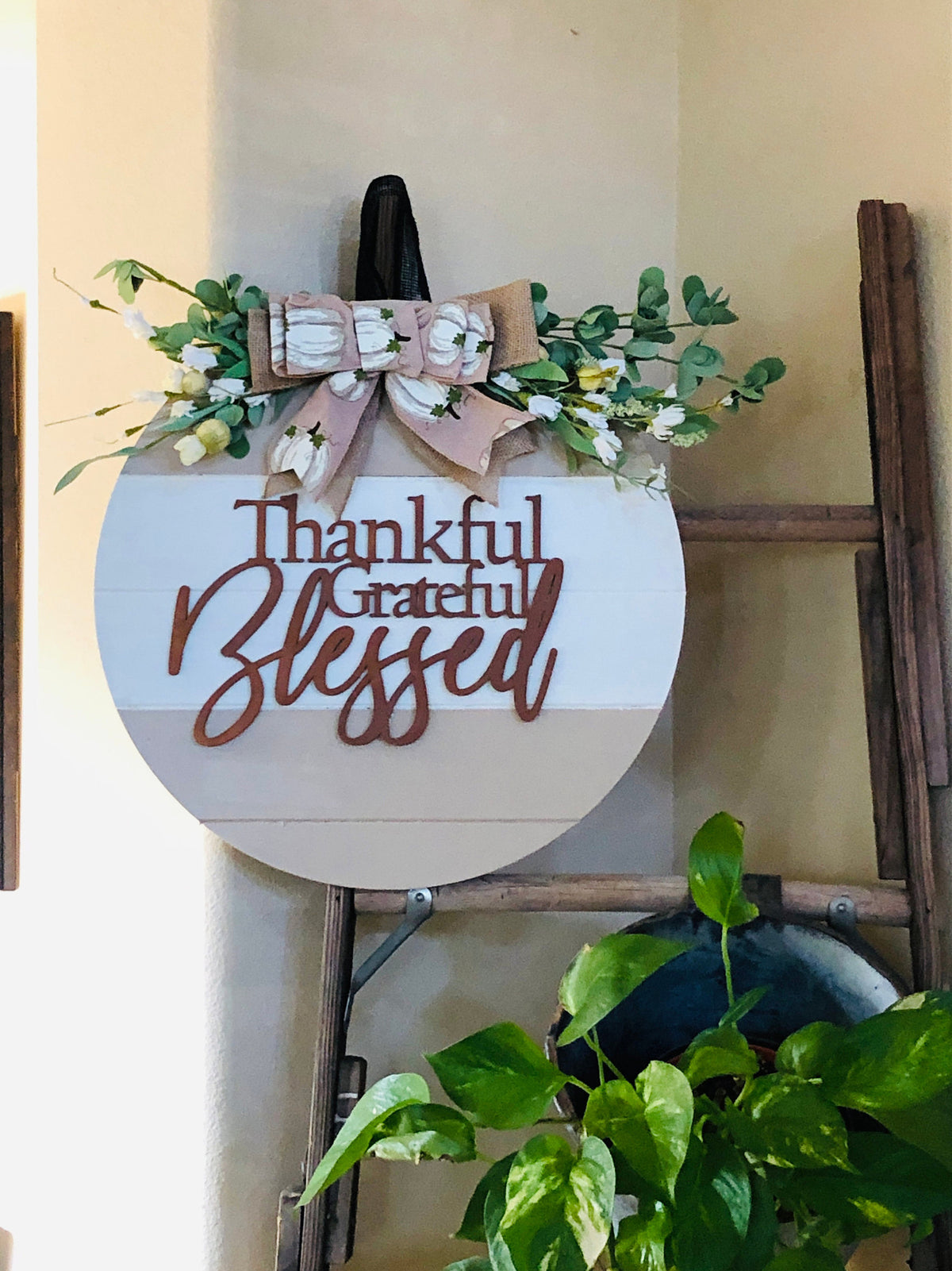 Fall Welcome Door Sign, Thanksgiving Door Hanger, Fall Wood Wreath, Fall Decor