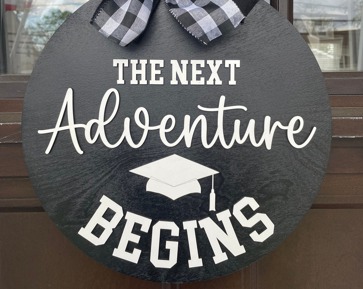 Graduation Door Hanger,  Graduation Decor, Moving up door sign, 3D Lettering, Welcome Door Hanger, Welcome Sign, Housewarming Gift