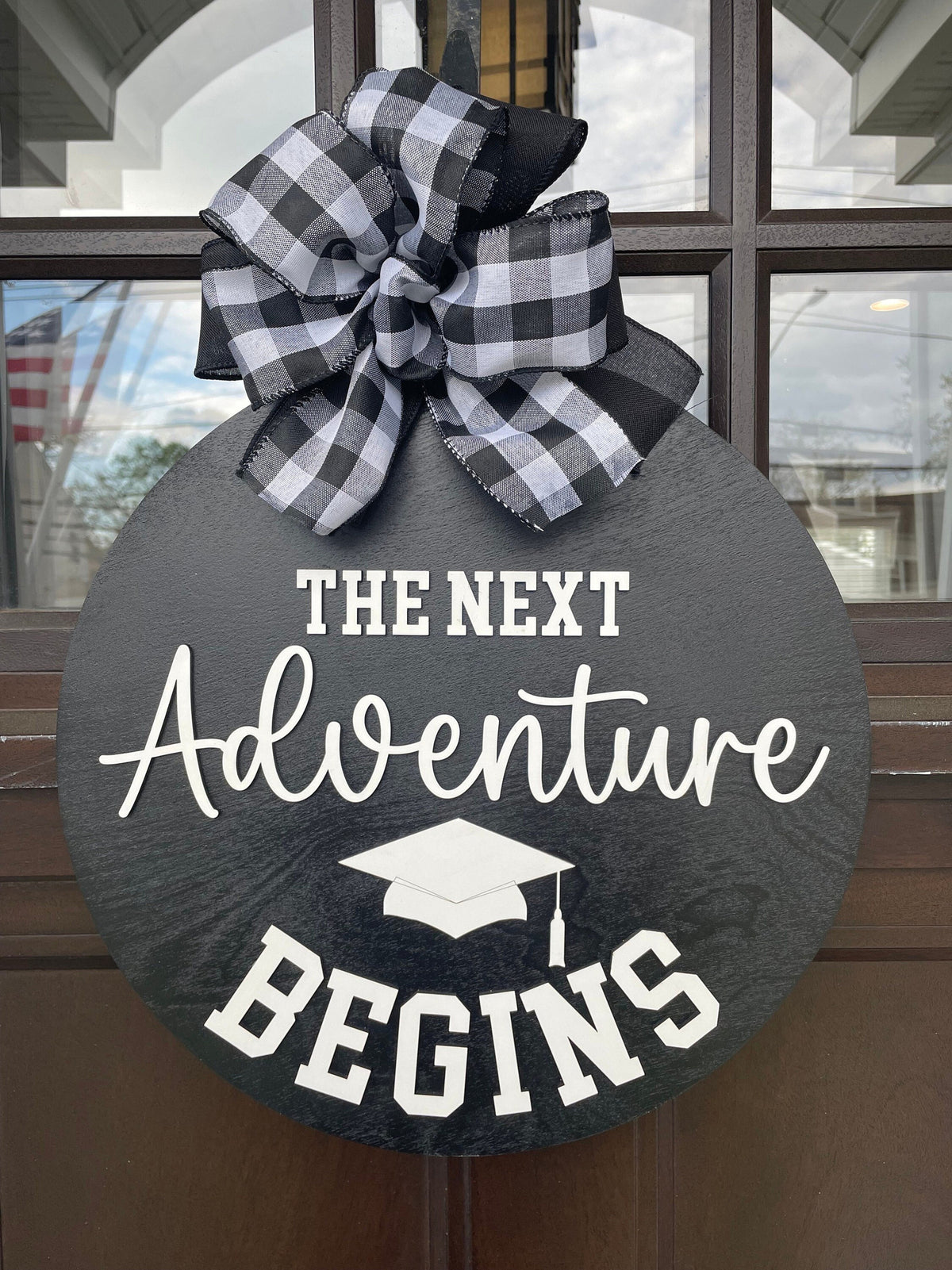 Graduation Door Hanger,  Graduation Decor, Moving up door sign, 3D Lettering, Welcome Door Hanger, Welcome Sign, Housewarming Gift