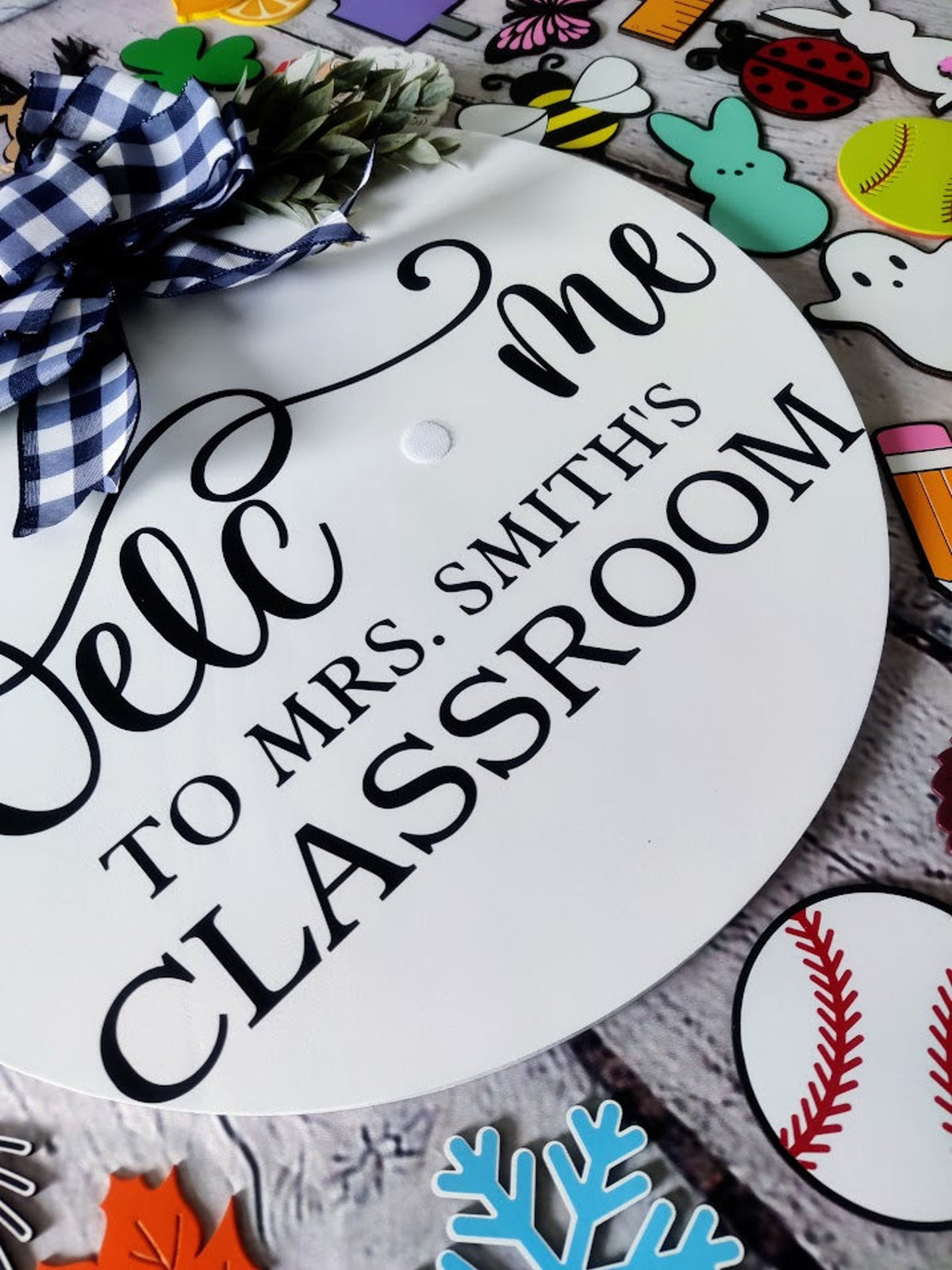 Classroom Door Decor | Interchangeable Sign | Classroom Welcome | Teacher Sign | Teacher Gift | Classroom Decor | End of Year Teacher Gift