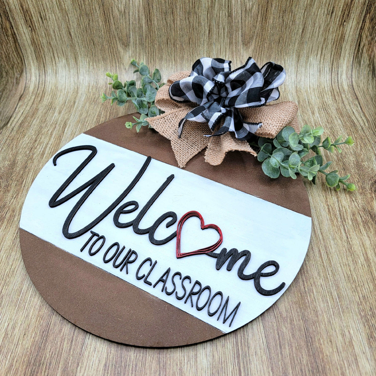 Welcome to our Classroom Door Sign Decor, Custom Door Sign, Teacher Door Hanger