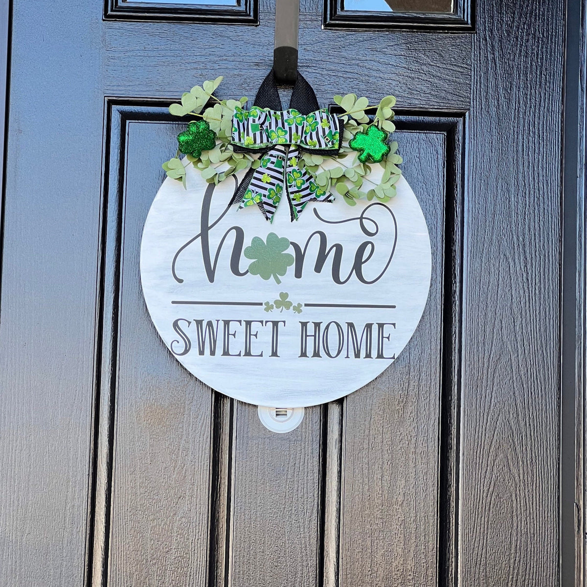 St Patrick"s Day Door Hanger, St Paddy's Door Sign, Farmhouse Wreath
