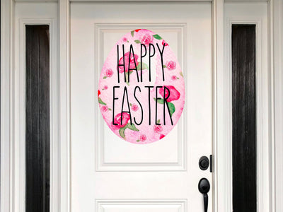 Easter Front Door Decor | Happy Easter | Easter Decor | Easter Wreath | Easter Door Hanger | Easter Door Wreath | Easter Sign