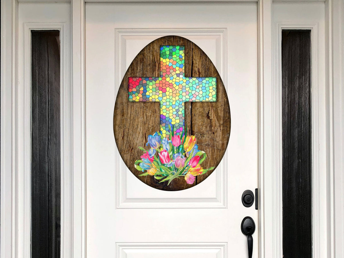 Easter Front Door Decor | Happy Easter | Easter Decor | Easter Wreath | Easter Door Hanger | Easter Door Wreath | Easter Sign