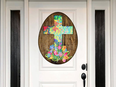 Easter Front Door Decor | Happy Easter | Easter Decor | Easter Wreath | Easter Door Hanger | Easter Door Wreath | Easter Sign