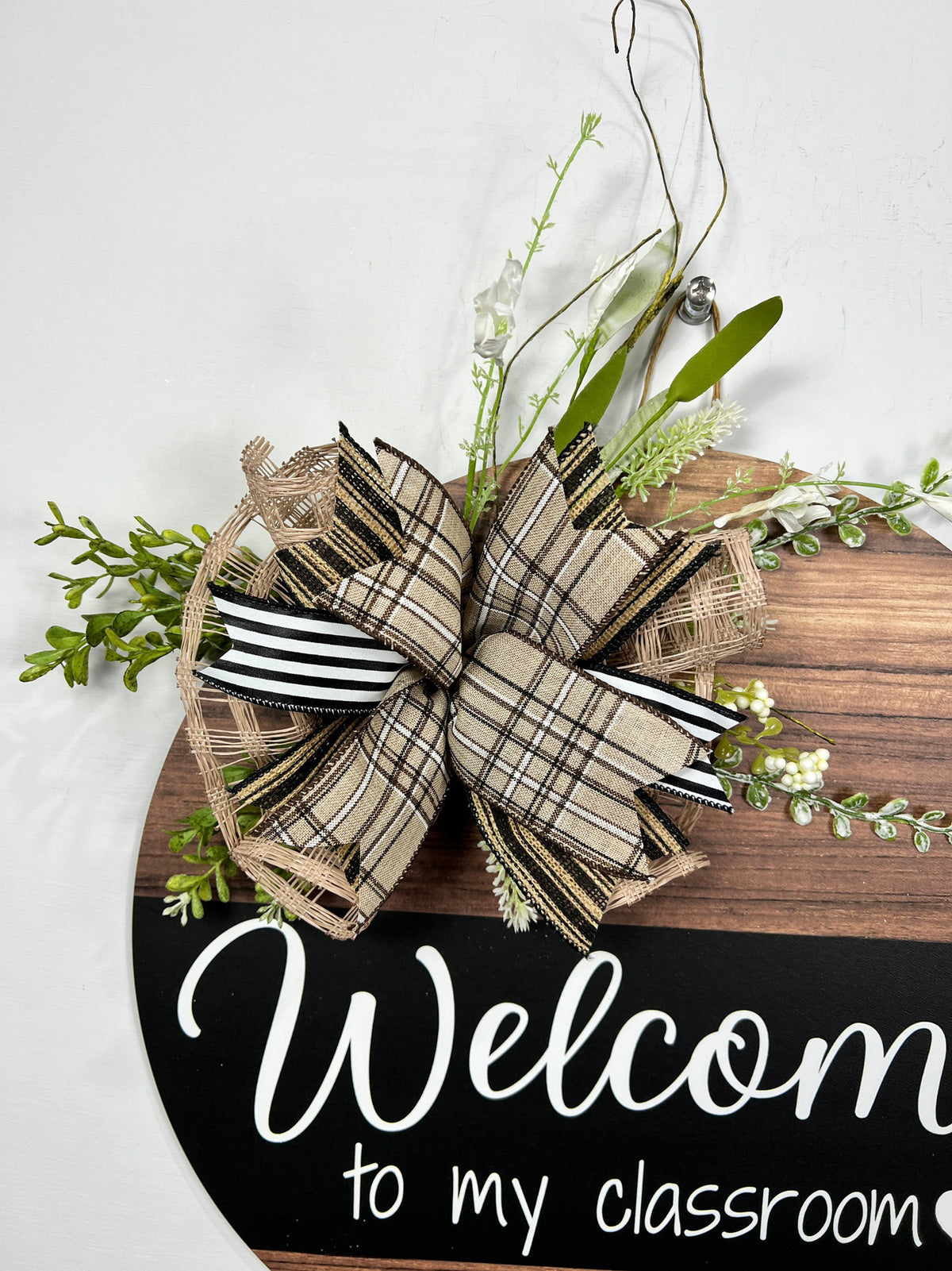 Teacher Wreath, gift for teacher, Class room decor, Door Hanger, school Wreath, Ready to Ship